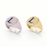 Initial Signet Ring