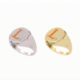 Initial Signet Ring