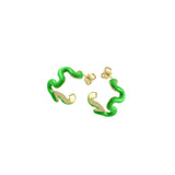 Swirl Enamel Hoops