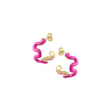 Swirl Enamel Hoops