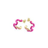 Swirl Enamel Hoops