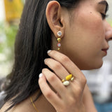 Dollop Enamel Drop Earrings