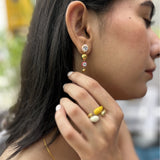 Dollop Enamel Drop Earrings