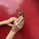 Sorbet Stone Cuff Bracelet