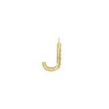 XL Solid Initial with Chain · Brass Only