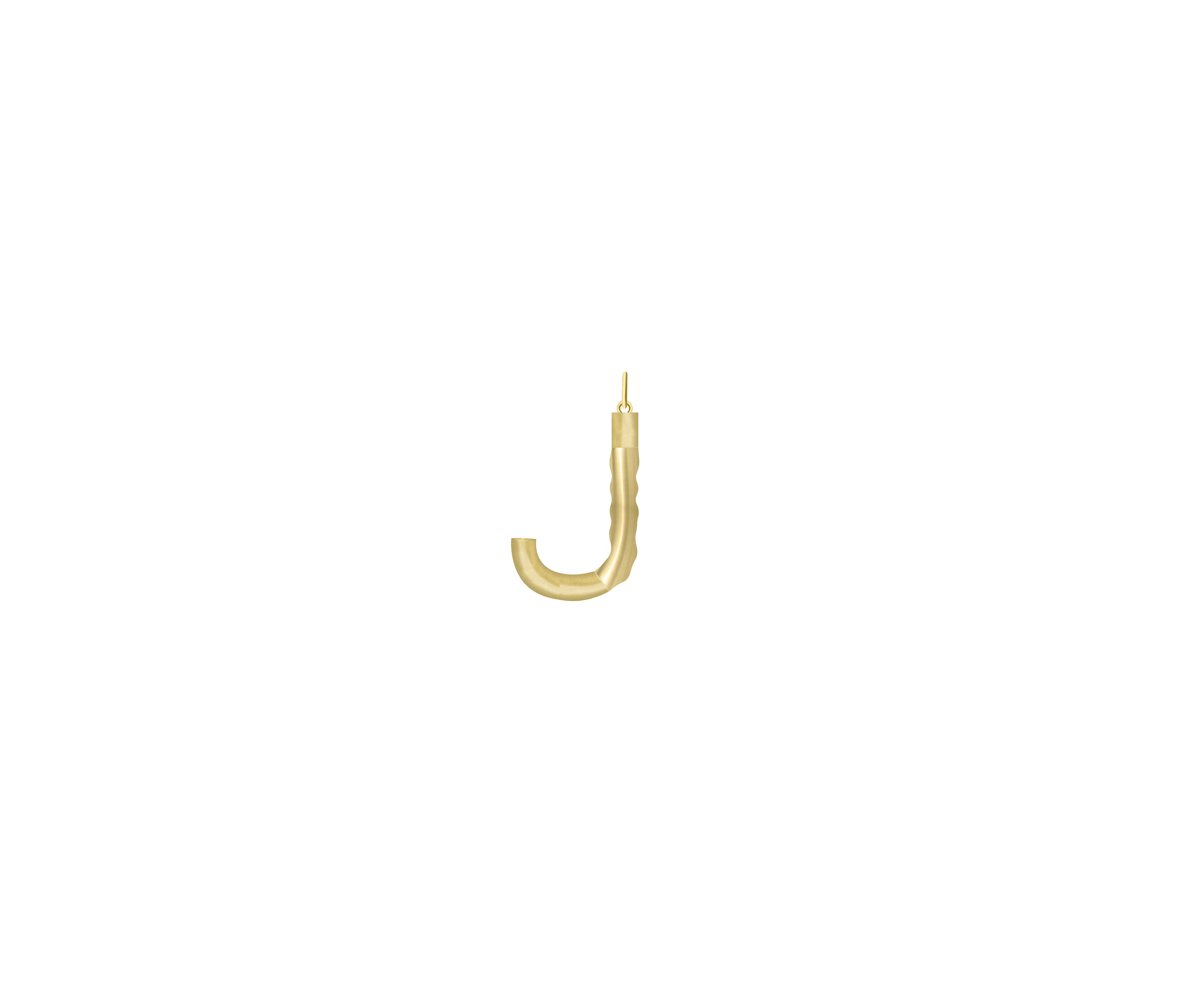 Small Solid Initial with Chain · Brass Only