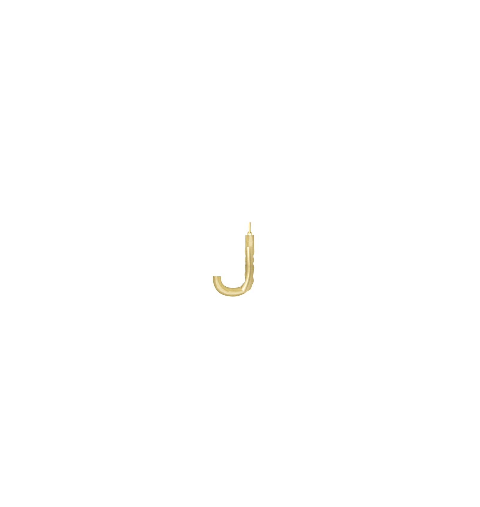 Small Solid Initial with Chain · Brass Only