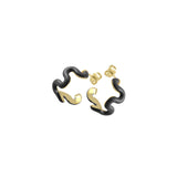 Swirl Enamel Hoops