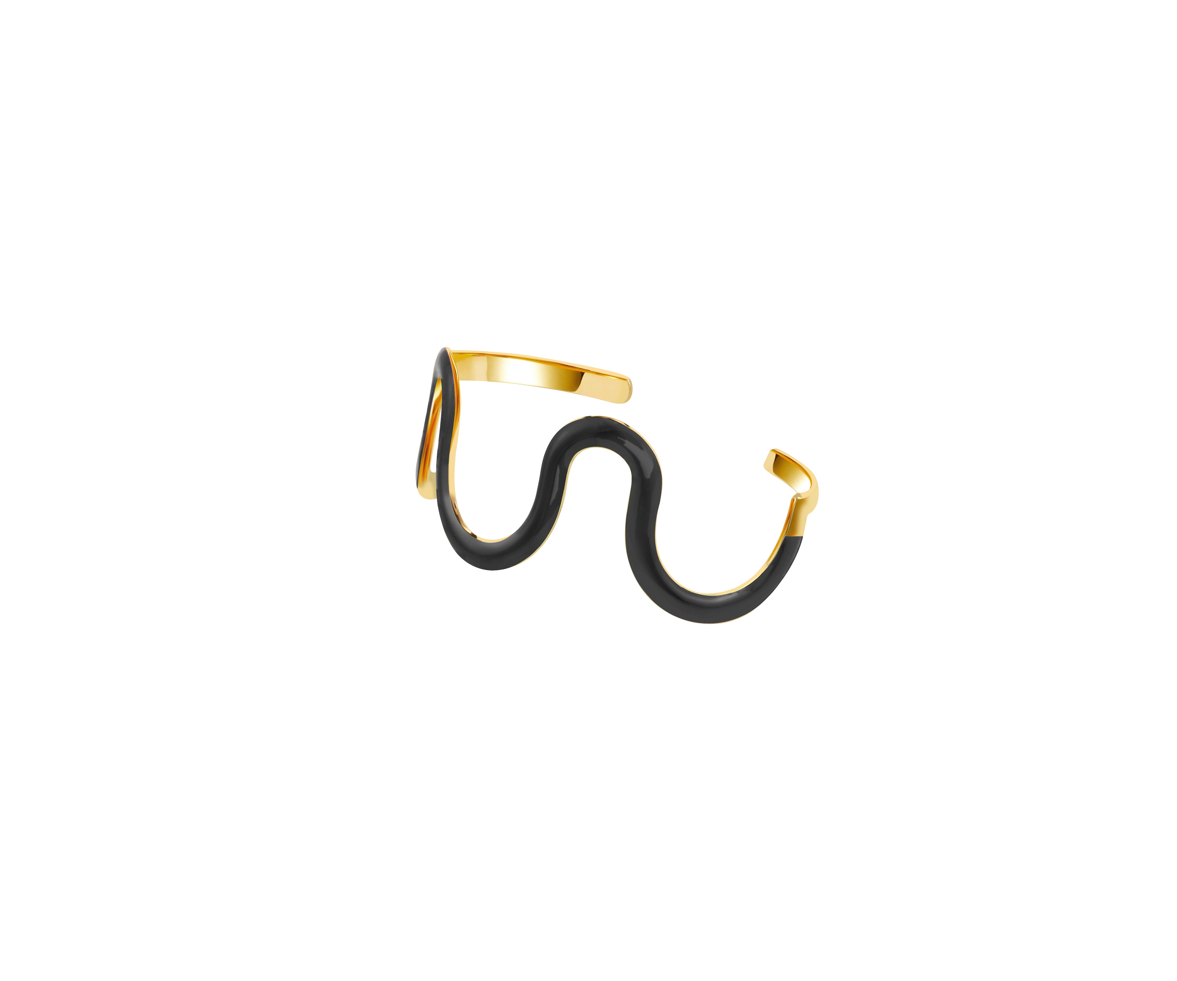 Swirl Enamel Cuff