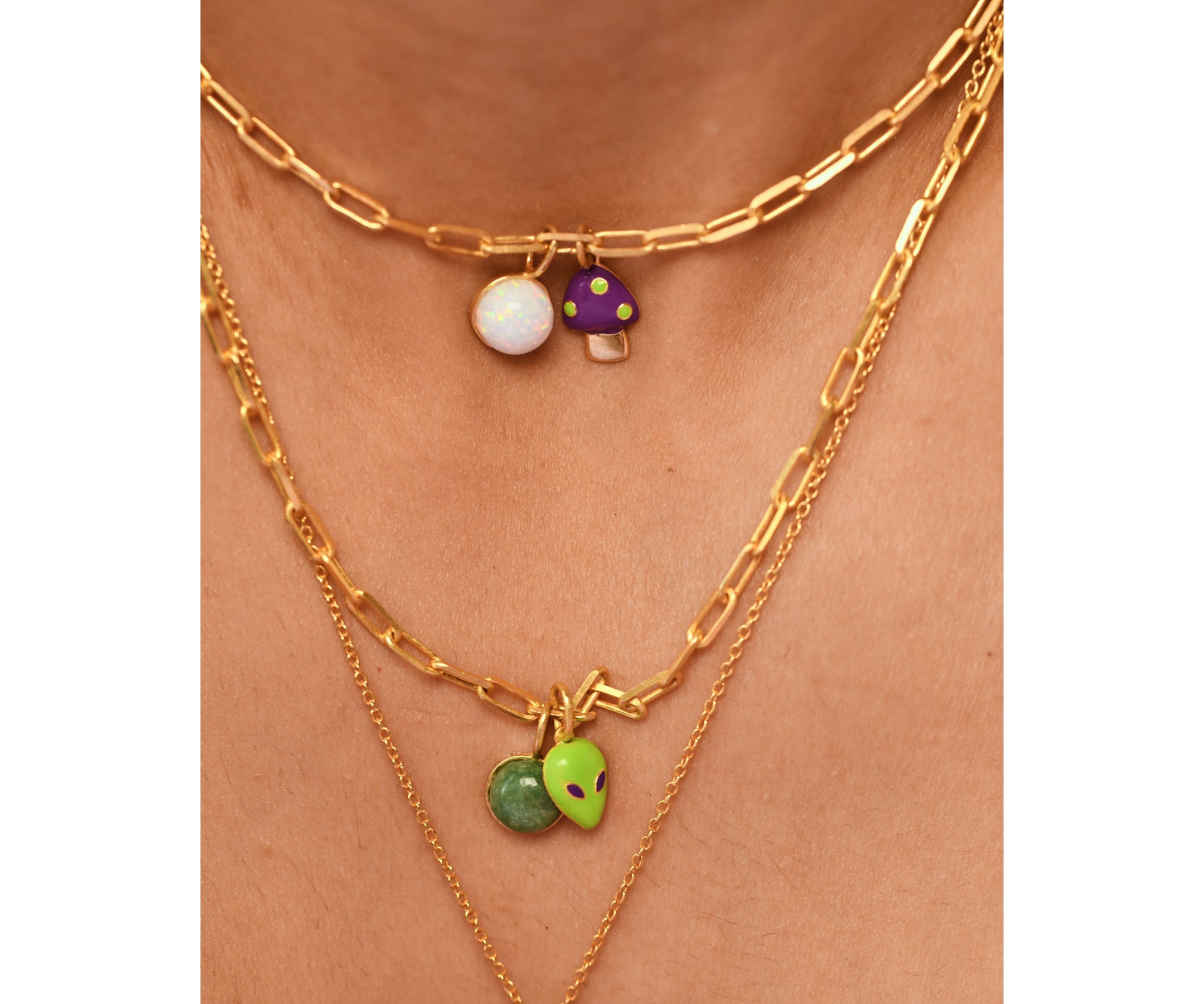 Shroom Pendant - Purple