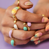 Pebble Pop Rings
