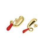 Pebble pop drop earrings