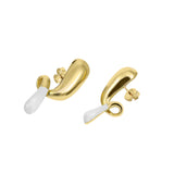 Pebble pop drop earrings