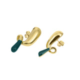 Pebble pop drop earrings