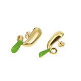 Pebble pop drop earrings