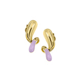Pebble pop drop earrings