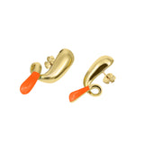 Pebble pop drop earrings