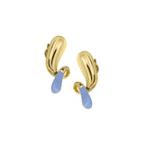 Pebble pop drop earrings