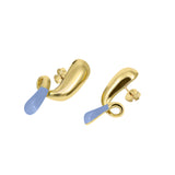 Pebble pop drop earrings