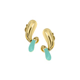 Pebble pop drop earrings