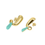 Pebble pop drop earrings