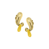 Pebble pop drop earrings