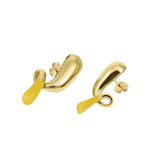 Pebble pop drop earrings