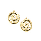 Swirl shell earring