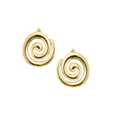 Swirl shell earring