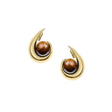 Crescent Drop studs