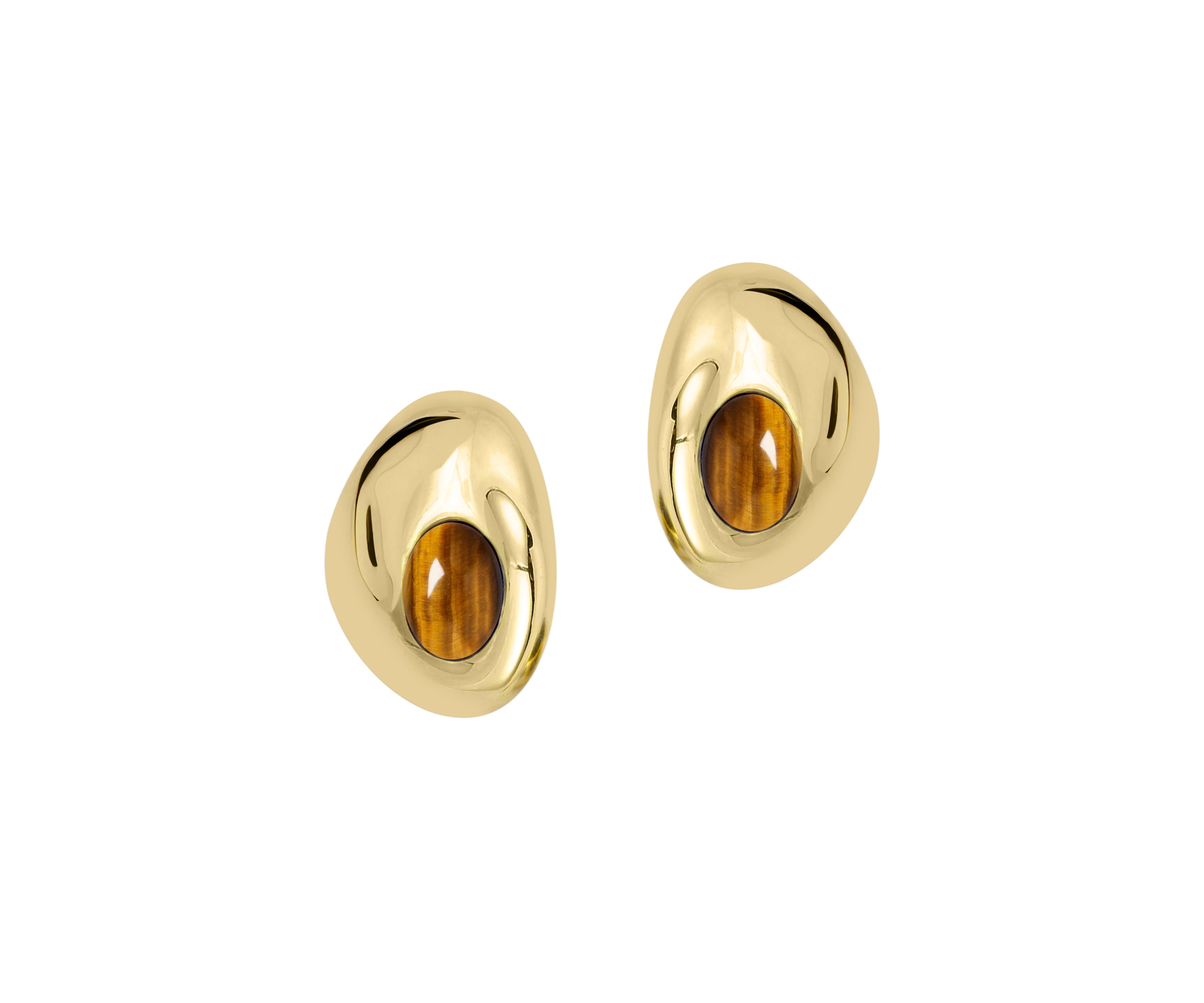 Pebble Stud Earring