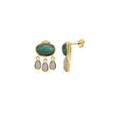 Malora bubble drop earrings