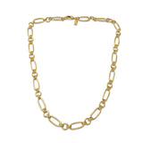Double loop gold chain