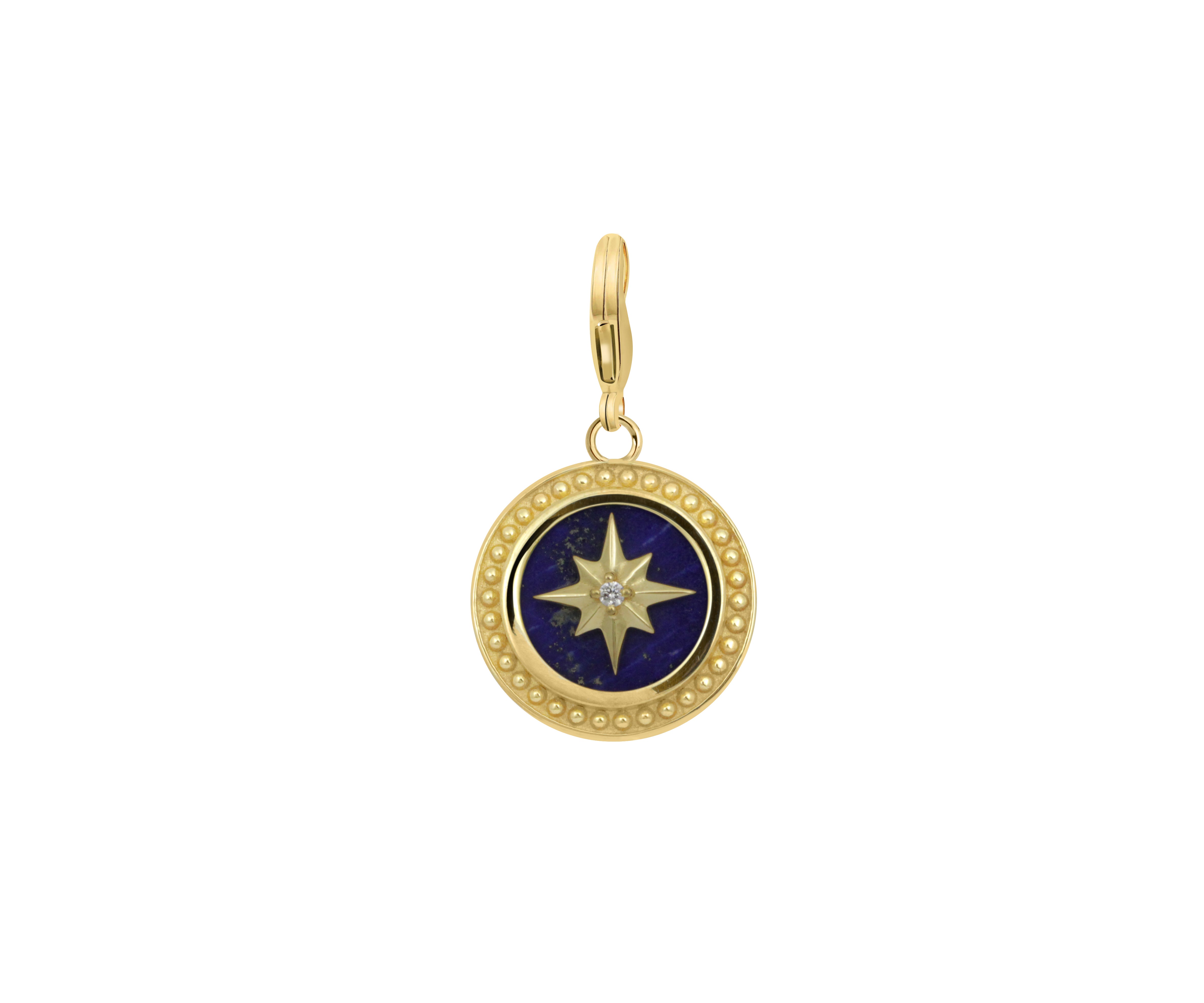 Cord charm necklace