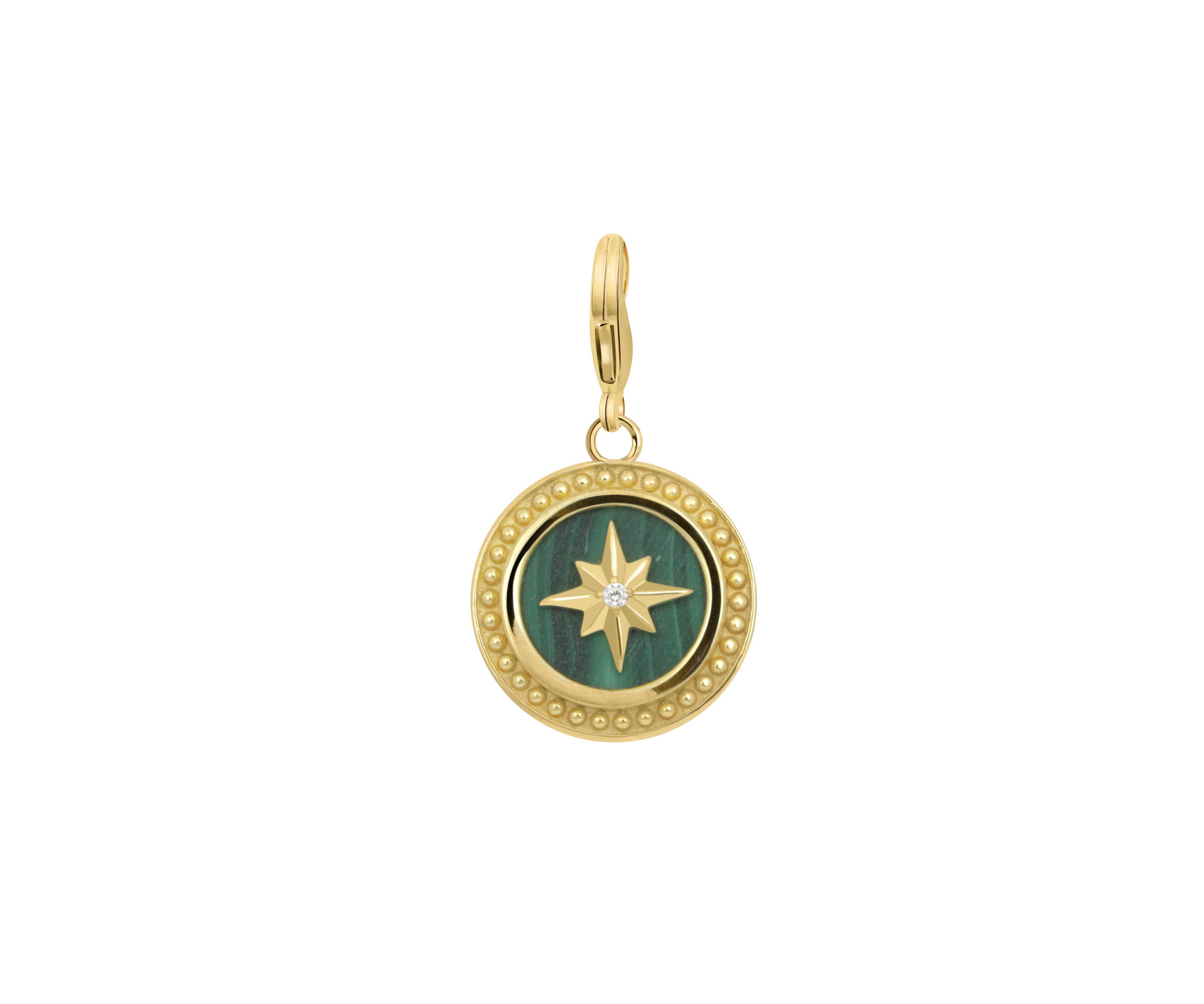 Cord charm necklace