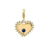 Clear bubble gemstone necklace