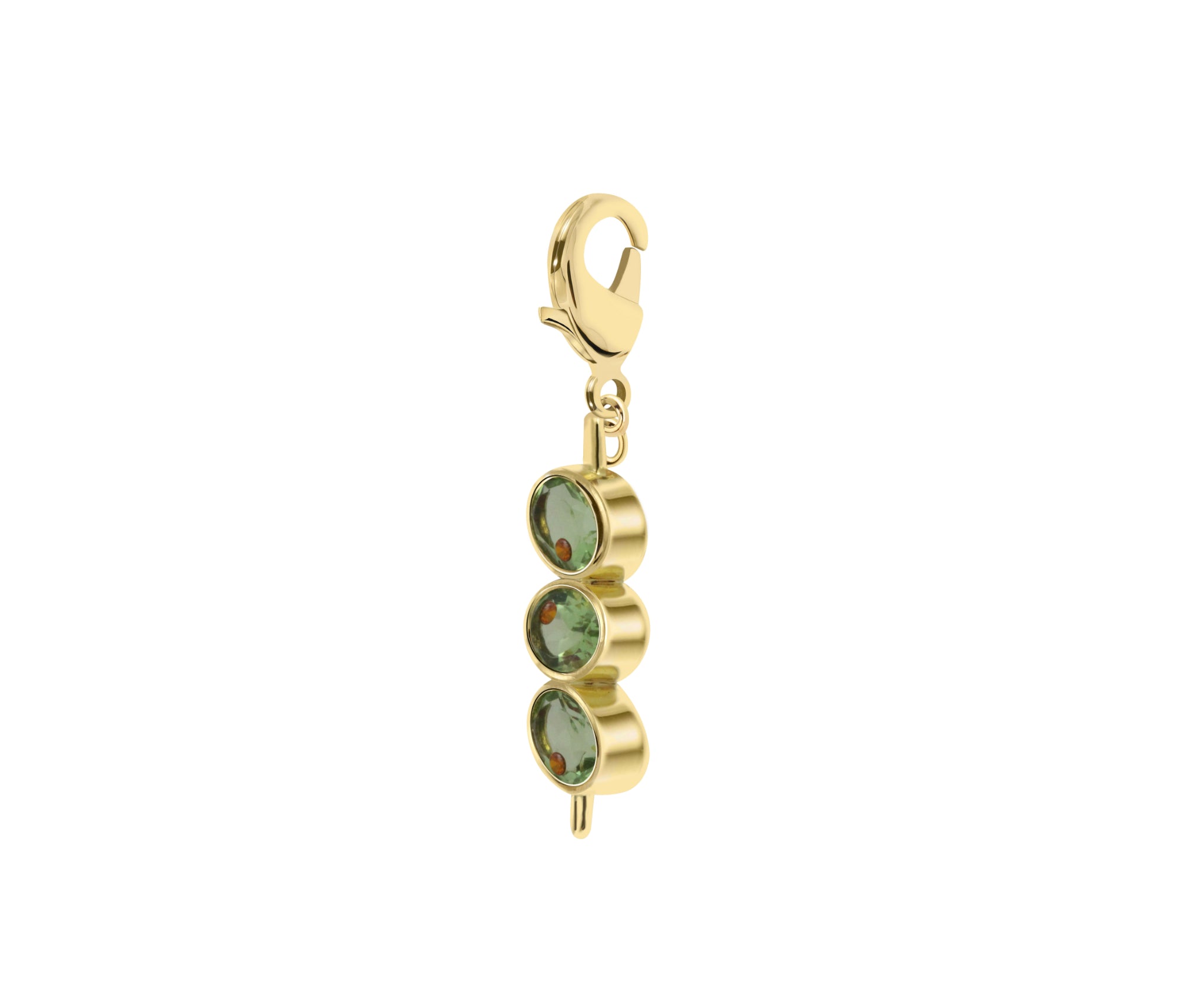 Olive Gemstone Charm
