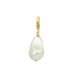 Baroque pearl charm