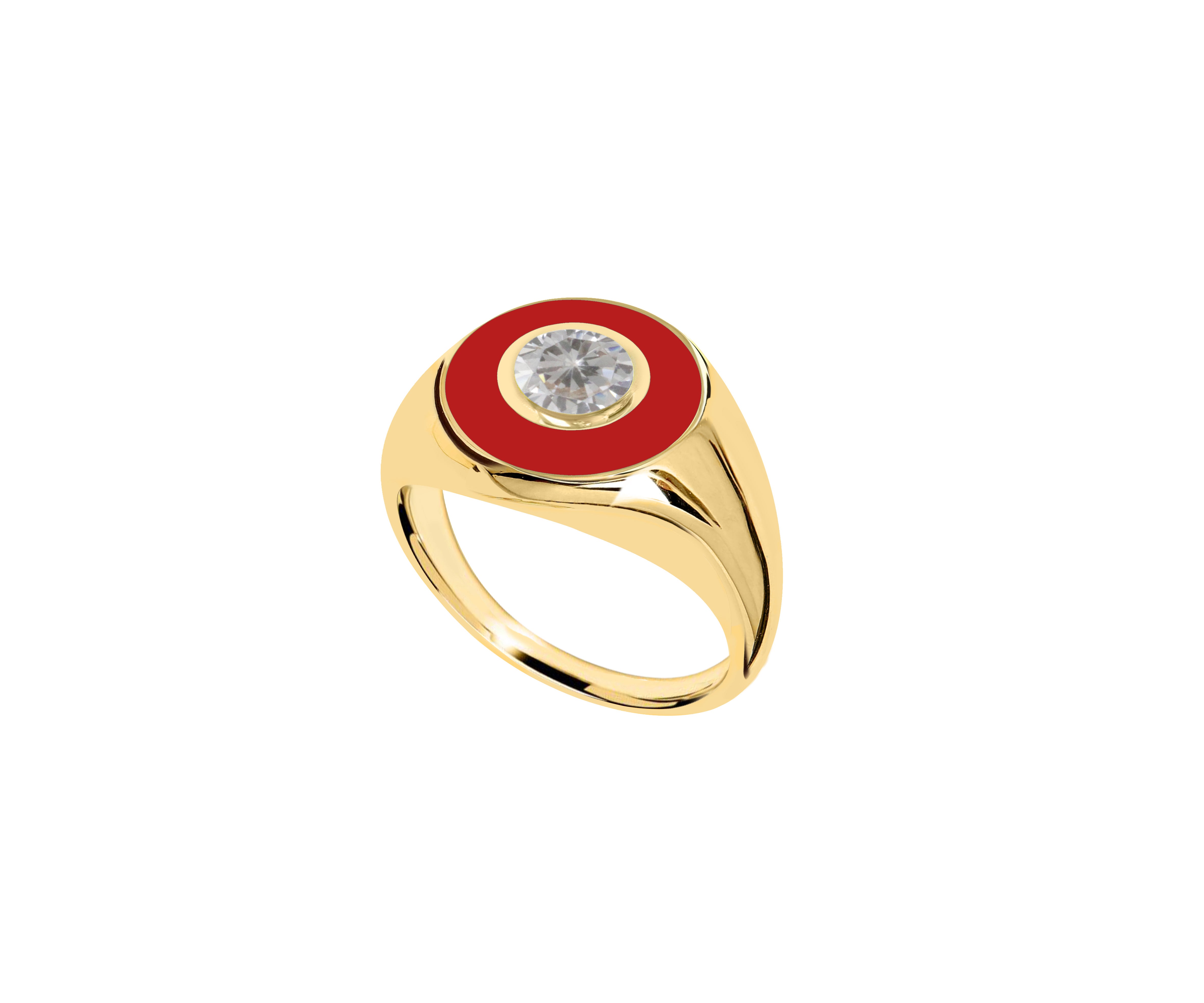 Eyes on me signet ring (new)