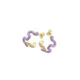 Swirl Enamel Hoops