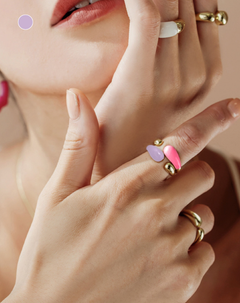 Pebble Pop Rings 〰️ Lilac
