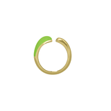 Pebble Pop Rings  〰️  Bright Green
