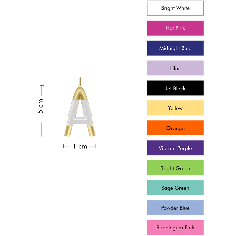 Small Pop Initial With Anchor Chain