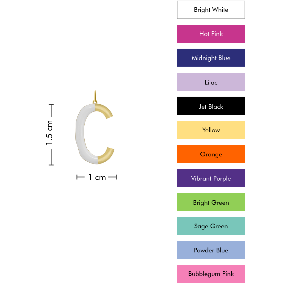 Small Pop Initial With Anchor Chain