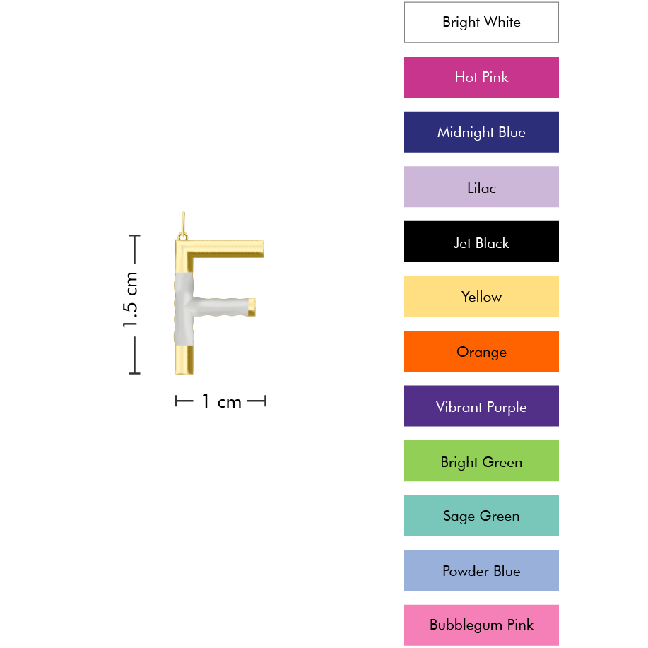 Small Pop Initial With Anchor Chain