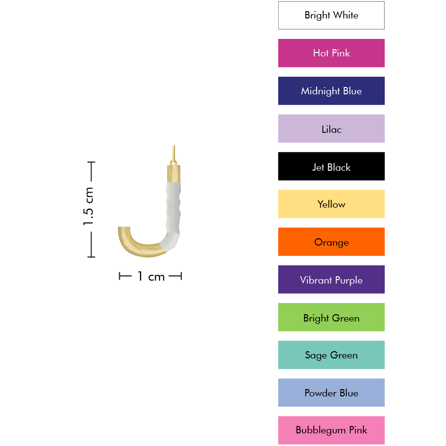 Small Pop Initial With Anchor Chain