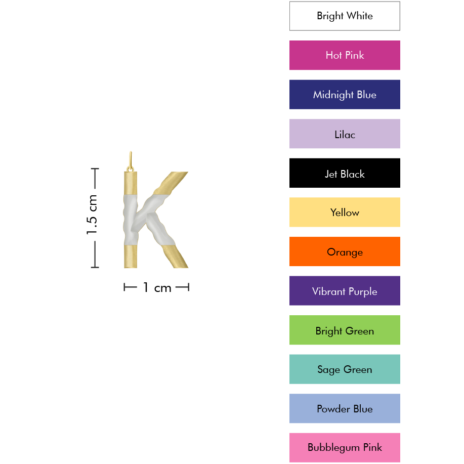 Small Pop Initial With Anchor Chain