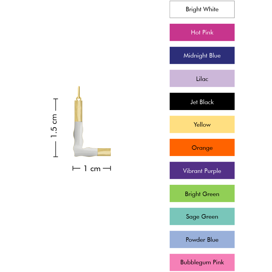 Small Pop Initial With Anchor Chain