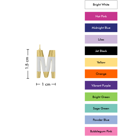 Small Pop Initial With Anchor Chain