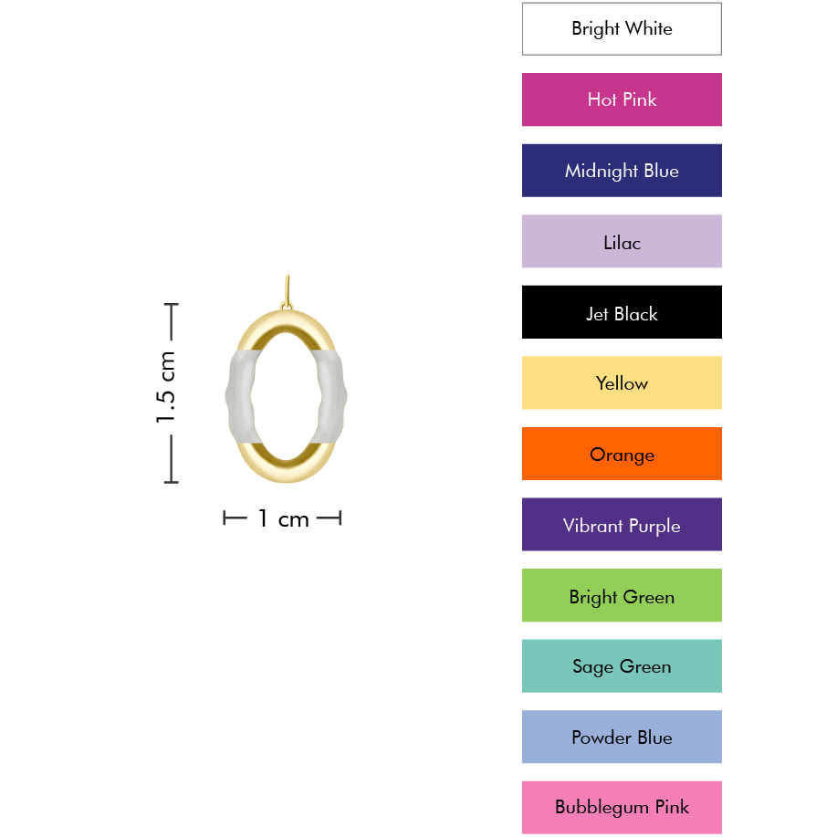 Small Pop Initial With Anchor Chain